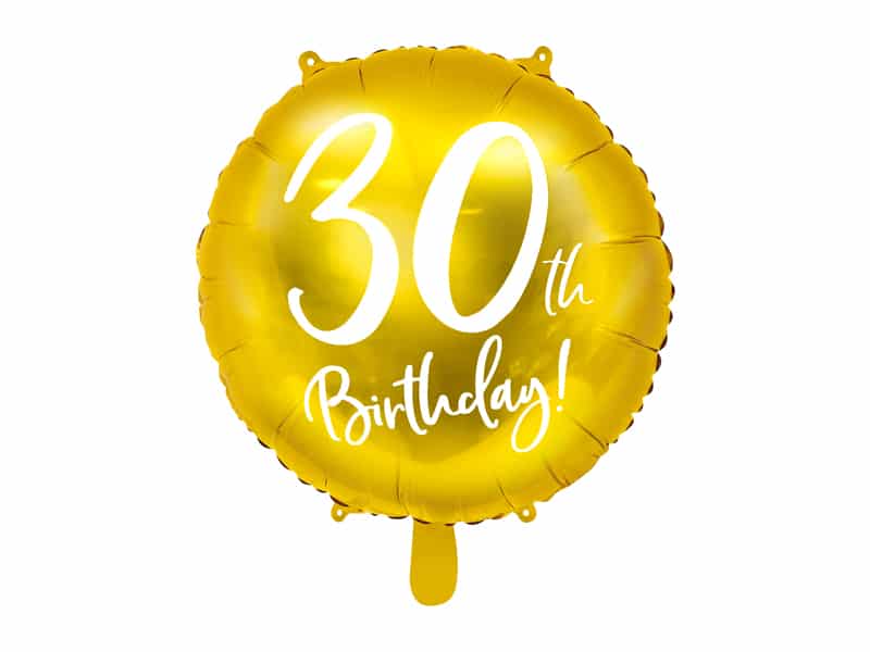 Balon foliowy 30 urodziny