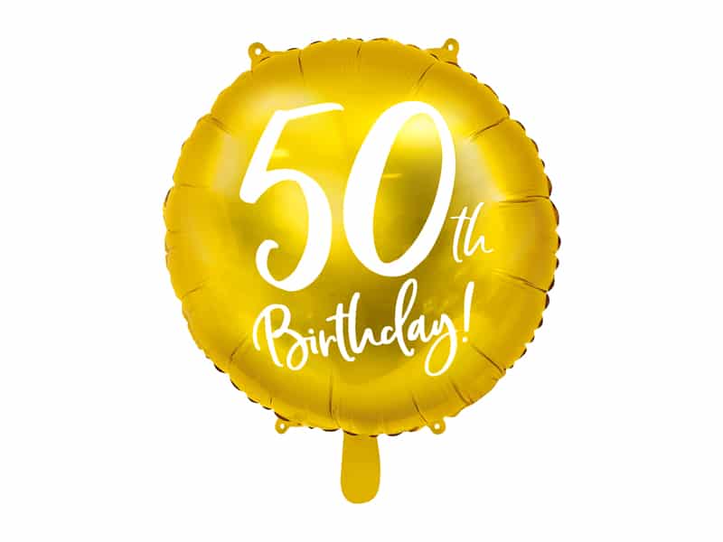 Balon foliowy 50 urodziny